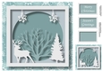 Christmas Faux Papercut Stag 4 No Flowers