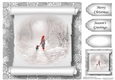 Christmas Parchment Scroll 8 No Flowers
