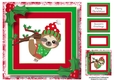 Chill Out Christmas Sloth 2 8x8