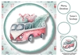 Christmas Wheels - Red VW Van No Holly