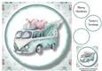 Christmas Wheels - Blue VW Van No Holly