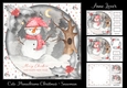 Cute Monochrome Christmas - Snowman