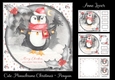 Cute Monochrome Christmas - Penguin