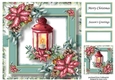 Gorgeous Christmas Lantern In Pink 8x8