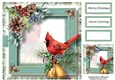 Gorgeous Christmas Bird - Red Cardinal 8x8