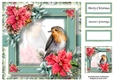 Gorgeous Christmas Bird - Robin 8x8