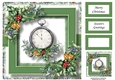 Gorgeous Christmas Clock 8x8