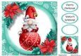 Cute Christmas Gnome 3 8x8
