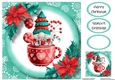 Cute Christmas Gnome 1 8x8