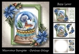 Watercolour Snowglobe - Christmas Cottage