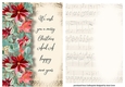 Christmas A5 Quick Topper With Floral Border + Insert 1
