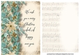 Christmas A5 Quick Topper With Floral Border + Insert 2