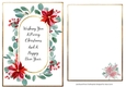 Christmas Poinsettia A5 Quick Topper + Insert 3