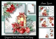 Gorgeous Red Poinsettia And Lamp