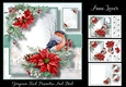 Gorgeous Red Poinsettia And Bird