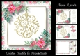 Golden Bauble & Poinsettias