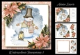 Watercolour Snowman 1
