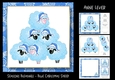 Seasons Bleatings - Blue Christmas Sheep