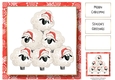 Seasons Bleatings - White Christmas Sheep 8x8