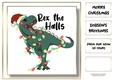 Christmas Animal Helper - T Rex