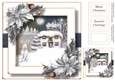 Festive nights - Cottage & Snowy Hare 8x8