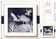 Festive Nights No Flowers - Snowy Owls 8x8
