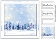 Simple Winter Landscape 1 (christmas or birthday)