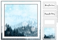 Simple Winter Landscape 3 (christmas or birthday)