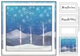 Simple Winter Landscape 5 (christmas or birthday)