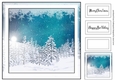 Simple Winter Landscape 6 (christmas or birthday)