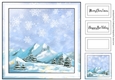 Simple Winter Landscape 9 (christmas or birthday)