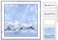 Simple Winter Landscape 10 (christmas or birthday)