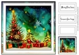 Simple Alcohol Ink Colourful Christmas 1