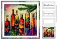 Simple Alcohol Ink Colourful Christmas 2