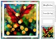 Simple Alcohol Ink Colourful Christmas 10