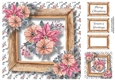 Christmas Bouquet With Wooden Frame 2 8x8