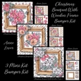 Christmas Bouquet With Wooden Frame Bumper Kit