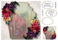 Art Deco Beautiful Floral - Summer Blooms 8x8