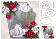 Art Deco Beautiful Floral - Tudor Roses 8x8
