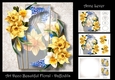 Art Deco Beautiful Floral - Daffodils