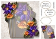 Art Deco Beautiful Floral - Autumn Garden 8x8
