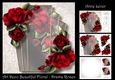 Art Deco Beautiful Floral - Drama Roses