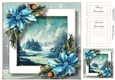 Beautiful Winter Landscape Christmas 2 8x8
