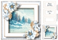Gorgeous Winter Landscape Birthday 3 8x8