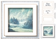 Gorgeous Winter Landscape Birthday No Flowers 2
