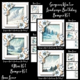 Gorgeous Winter Landscape Birthday Bumper Kit