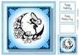 Crescent moon Fairy In Blue - No Embellishments