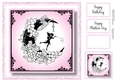 Crescent moon Fairy In Pink - No Embellishments