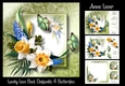 Lovely Lace Back Daffodils & Butterflies
