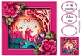 Gorgeous Valentines Couple Faux papercut 4 8x8